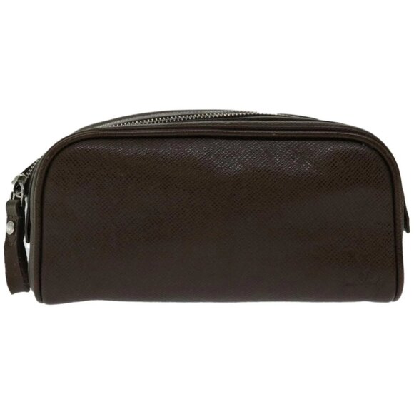 LOUIS VUITTON Taiga Trousse Yvan Clutch Bag Grizzly M32498 LV Auth 67738 - Picture 14 of 15